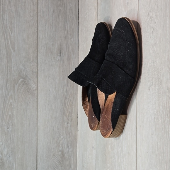 Free People Women At ease Leather Mule Slide shoes sz 40/9 - Picture 2 of 16